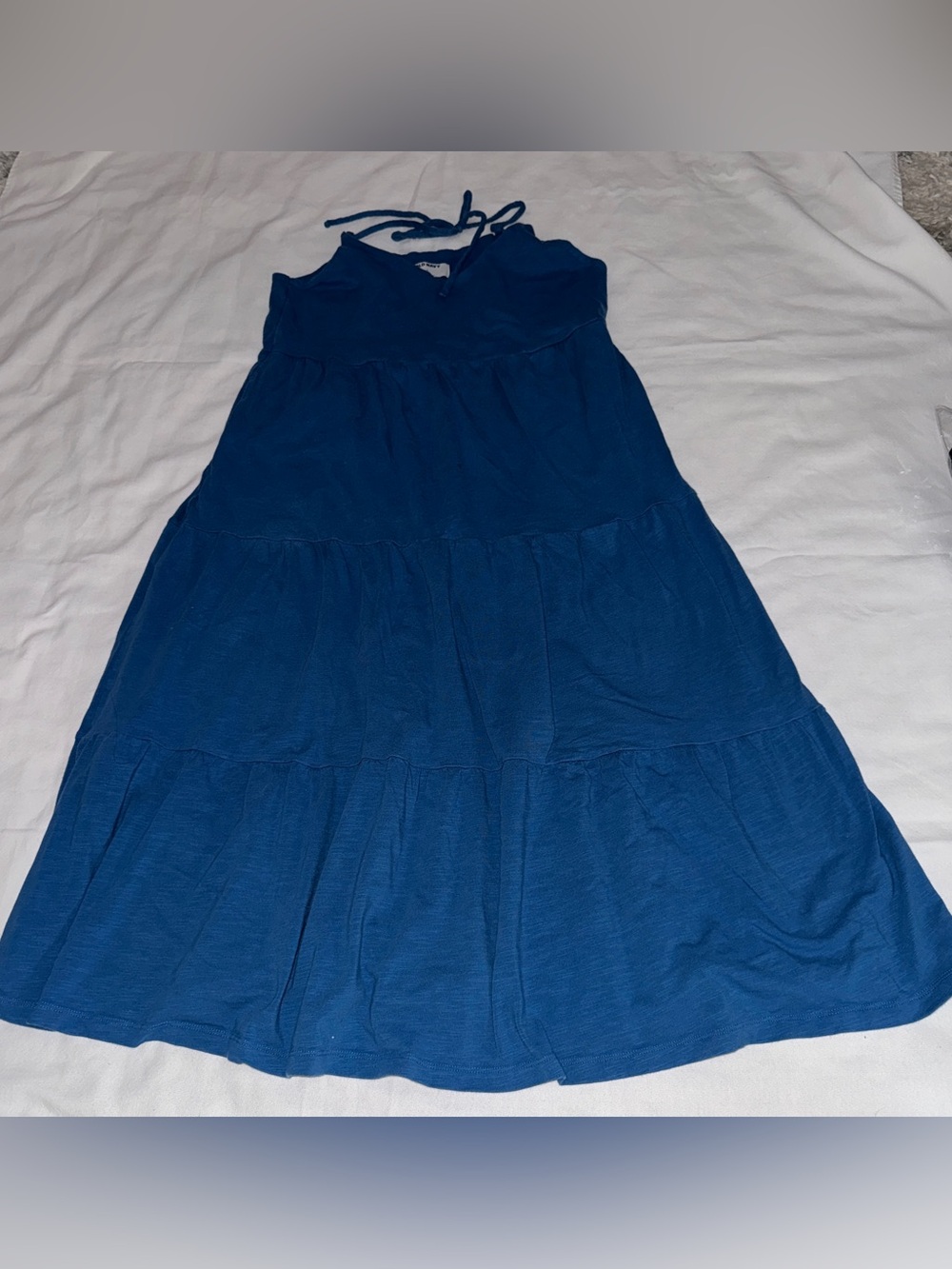 Women’s Blue Tiered halter Sundress
